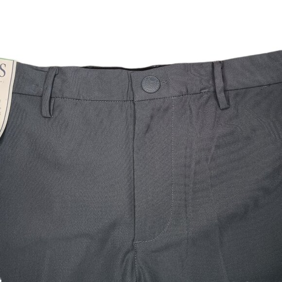 Chaps Mens 32 Golf Shorts Gray Slim Fit Comfort Stretch Zip Pocket - Picture 5 of 9